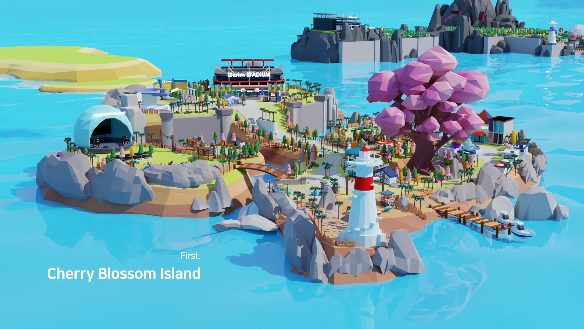 Cherry Blossom Island 전경