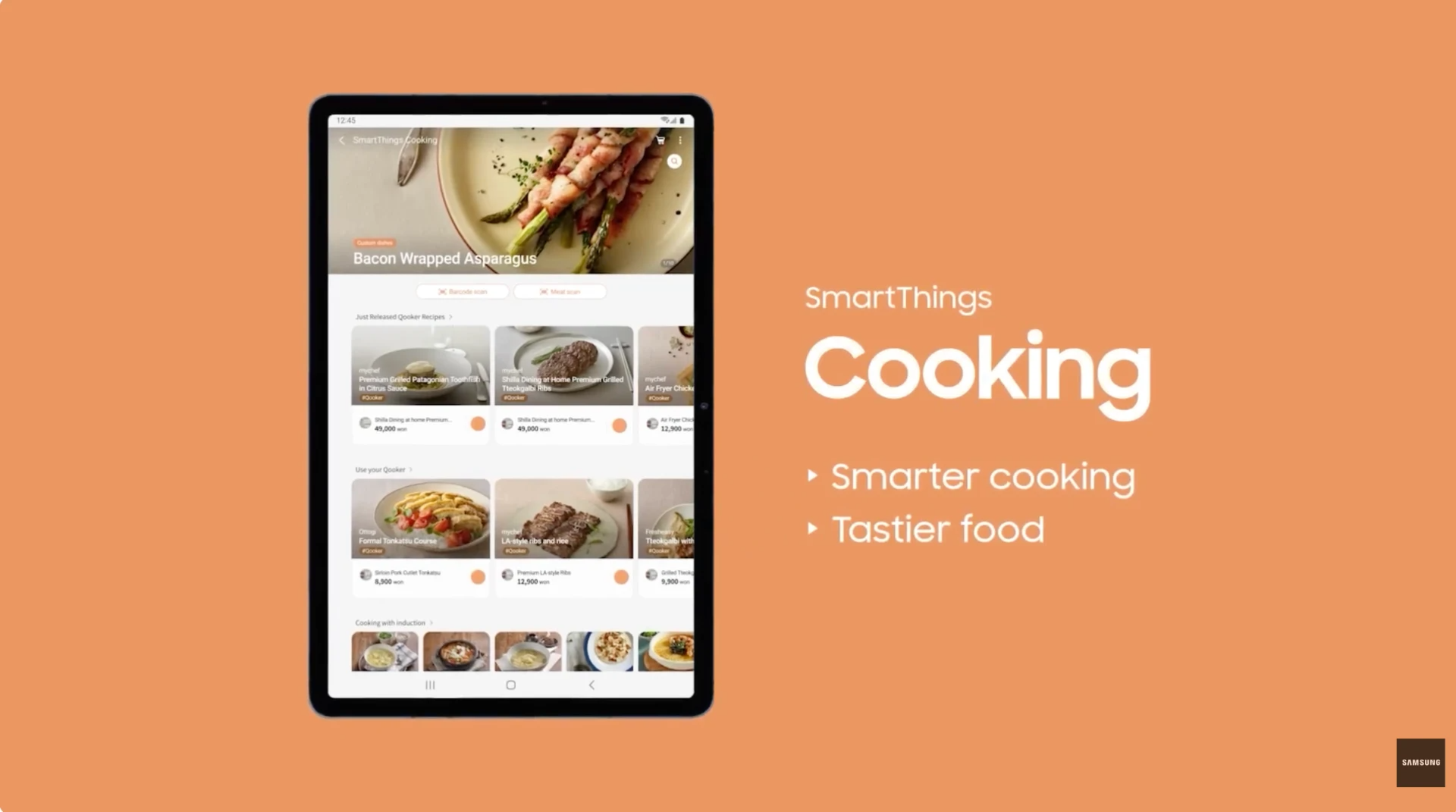 Samsung SmartThings Cooking app 소개 영상